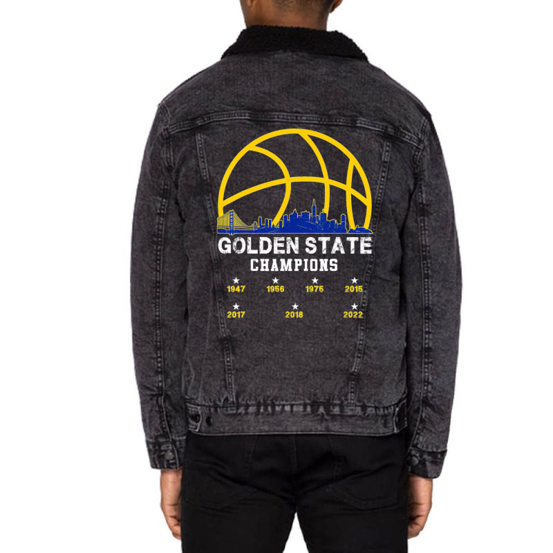 Golden 2022 Basketball For Men Women Warriors 11 Unisex Sherpa-lined Denim Jacket | Artistshot