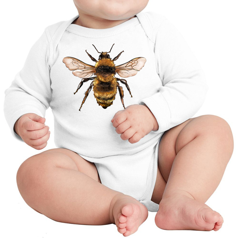 Bee Long Sleeve Baby Bodysuit | Artistshot