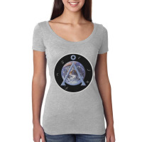 Stargate Earth Emblem Women's Triblend Scoop T-shirt | Artistshot