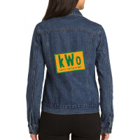 Kerry World Order Gold Ladies Denim Jacket | Artistshot