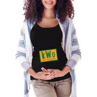 Kerry World Order Gold Maternity Scoop Neck T-shirt | Artistshot