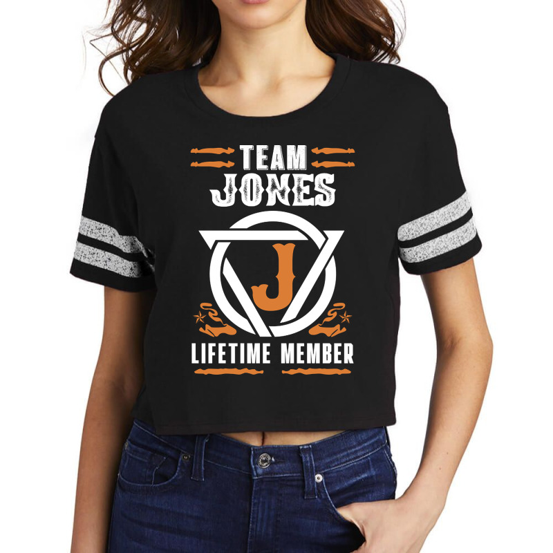 Limited Edition Family Name Team Jones Lifetime Member Scorecard Crop Tee by bummercaught | Artistshot