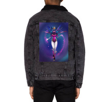 Walking Pegasus Unisex Sherpa-lined Denim Jacket | Artistshot