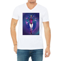 Walking Pegasus V-neck Tee | Artistshot