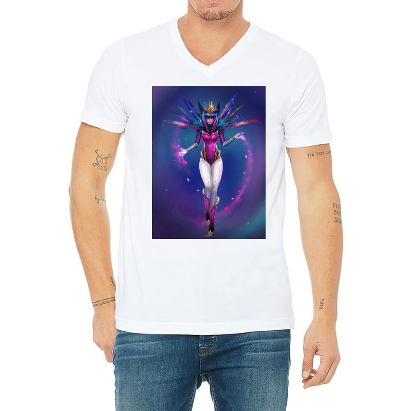 Walking Pegasus V-Neck Tee by cevassanadel | Artistshot