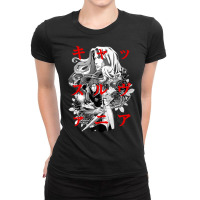 Castlevania Group Shot Kanji Overlay Premium T Shirt Ladies Fitted T-shirt | Artistshot