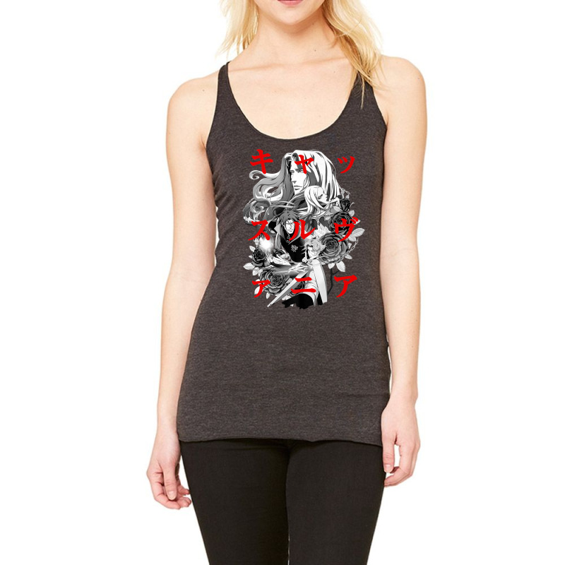 Castlevania Group Shot Kanji Overlay Premium T Shirt Racerback Tank by been | Artistshot