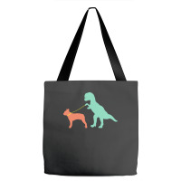 Boston Terrier T  Shirtfunny Boston Terrier Dinosaur Cute Boston Terri Tote Bags | Artistshot