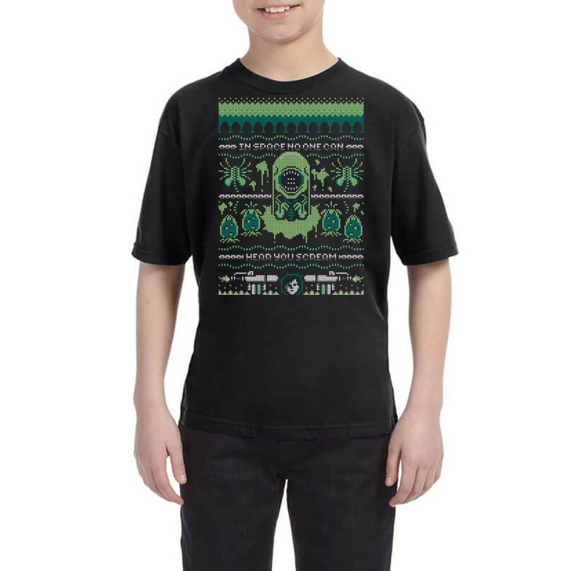 Limited Edition No One Will Hear You Scream Ugly Sweater Youth Tee by Pannell Quintero | Artistshot