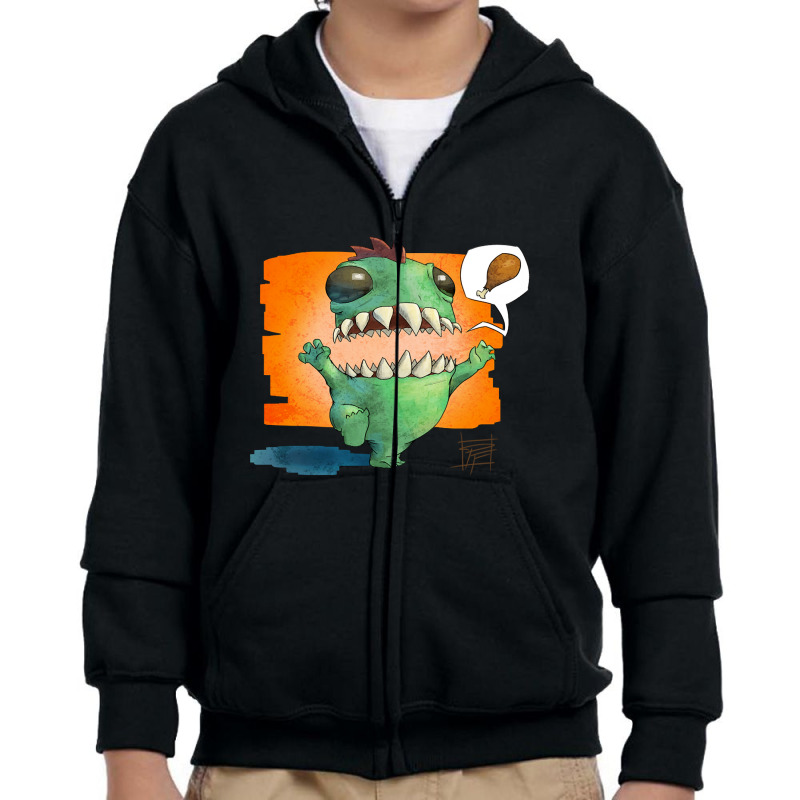 Trending Nom Nom Nom Youth Zipper Hoodie by Pannell Quintero | Artistshot