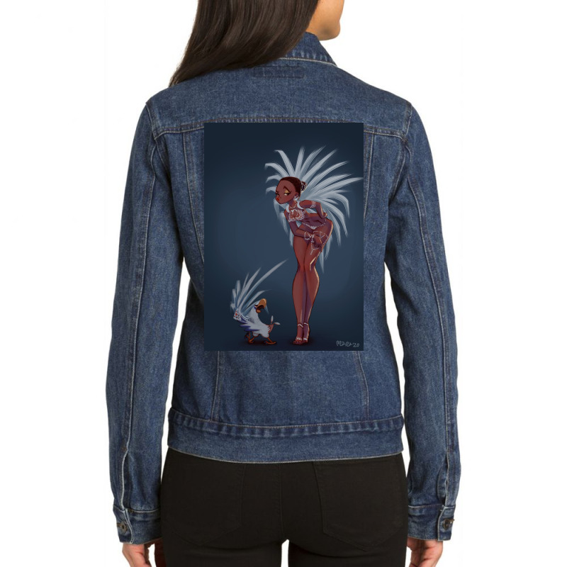 Legendary Looter Ladies Denim Jacket by amajureyonm | Artistshot