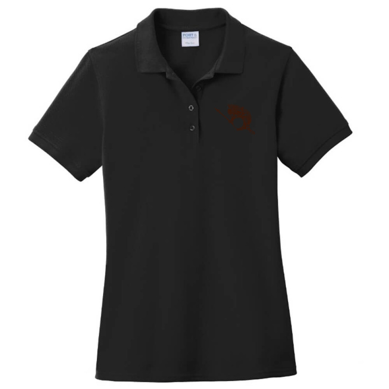 Limited Edition Raccoon Spear Fighter Ladies Polo Shirt by Milne Charlton | Artistshot