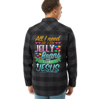 Hot Trend Fun Christian Jelly Bean Candy Lover Easter Jesus Saying Flannel Shirt | Artistshot