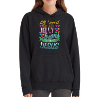 Hot Trend Fun Christian Jelly Bean Candy Lover Easter Jesus Saying Vintage Hoodie | Artistshot