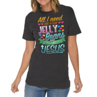 Hot Trend Fun Christian Jelly Bean Candy Lover Easter Jesus Saying Vintage T-shirt | Artistshot