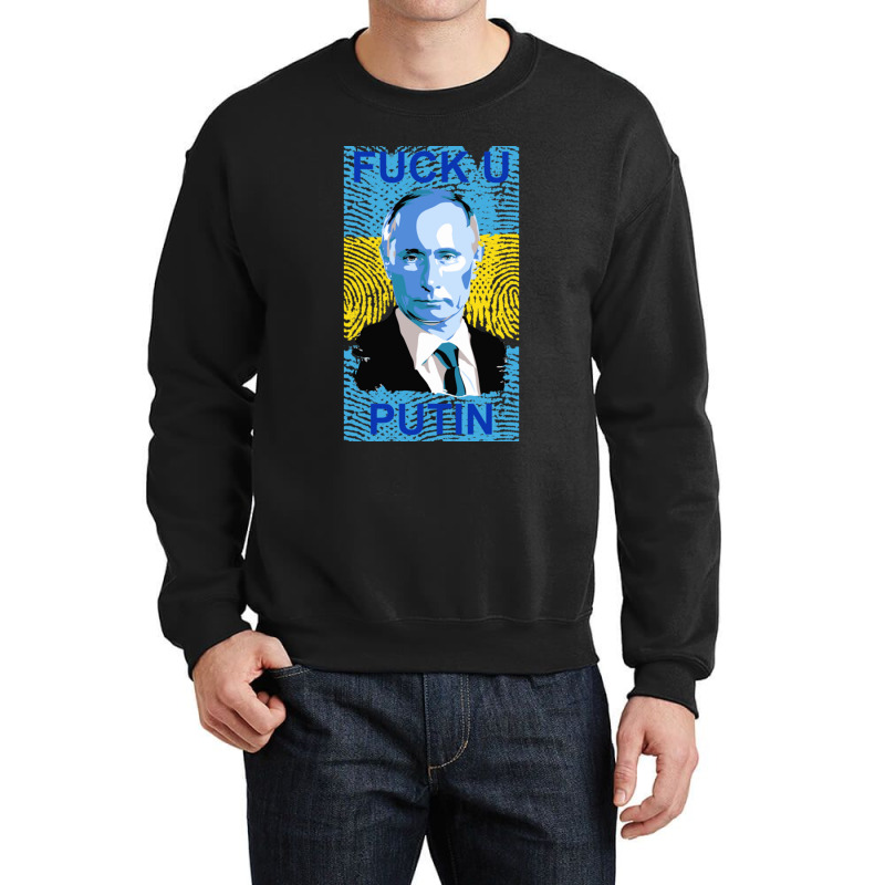 Fuck You Putin Gift Crewneck Sweatshirt by JudyRowena | Artistshot