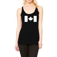 Flag Of Canada  White Racerback Tank | Artistshot