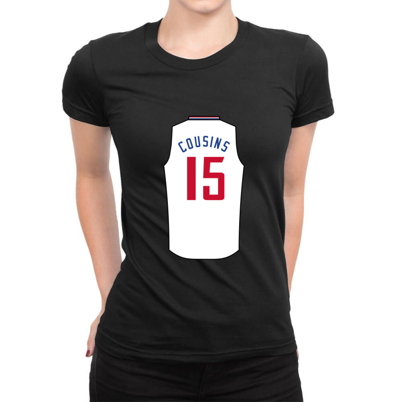 Demarcus Cousins Jersey 12 Ladies Fitted T-Shirt by KelseyHachler | Artistshot