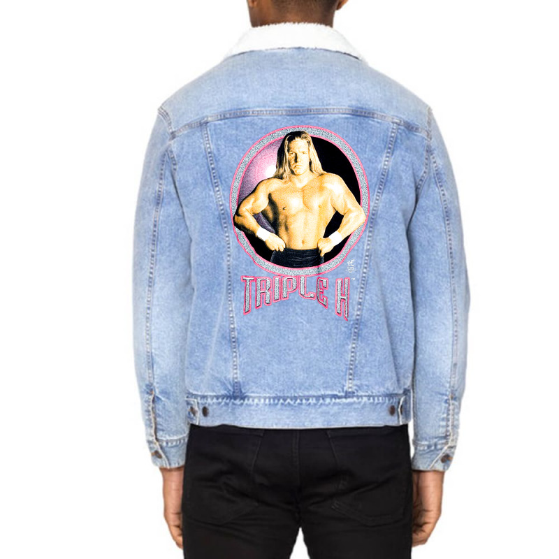 Triple H, The Game, Triple H, Triple, H, Triple H Vintage, Triple H Ar Unisex Sherpa-Lined Denim Jacket by SHOPODKA | Artistshot