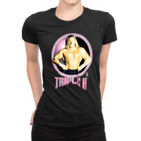 Triple H, The Game, Triple H, Triple, H, Triple H Vintage, Triple H Ar Ladies Fitted T-shirt | Artistshot