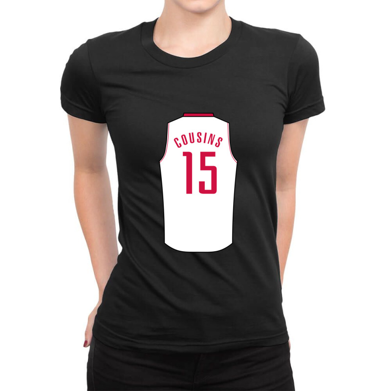 Demarcus Cousins Jersey 61 Ladies Fitted T-Shirt by KelseyHachler | Artistshot