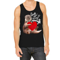 Otter T  Shirt Otter And Soft Red Heard T  Shirt Tank Top | Artistshot