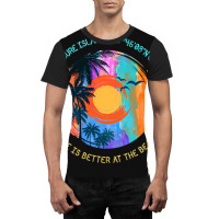 Hot Trend Sunset Beach, Treasure Island, Pinellas County, Florida Graphic T-shirt | Artistshot