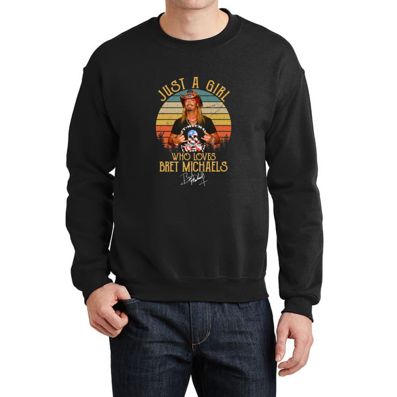 Gift Idea Michaels Male Singer Bret Songwriter Funny Graphic Gifts Crewneck Sweatshirt | Artistshot