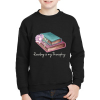 Limited Edition Reading Is My Theraphy 79 Youth Sweatshirt | Artistshot