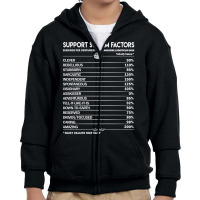 Limited Edition Support System T Shirt - Support System Factors Daily Youth Zipper Hoodie | Artistshot