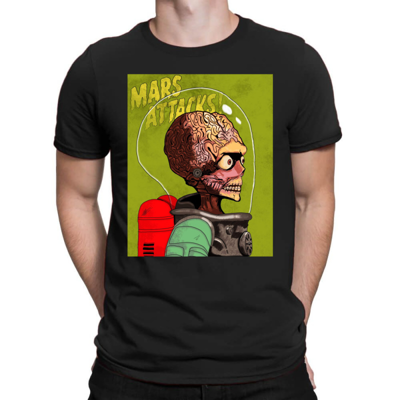 Martians Attack The Earth Can We Defend Ourselves T-shirt | Artistshot