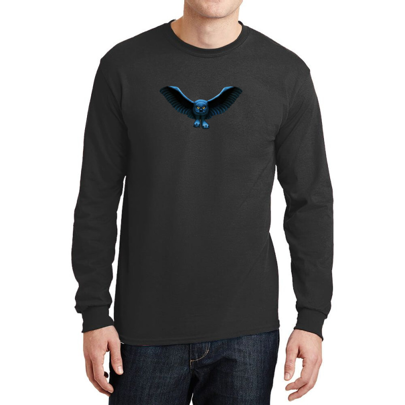 Blue Owl Long Sleeve Shirts | Artistshot