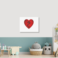 Dragon Valentines Day Heart Women Dragon Lover Valentine Landscape Canvas Print | Artistshot