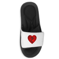 Dragon Valentines Day Heart Women Dragon Lover Valentine Slide Sandal | Artistshot