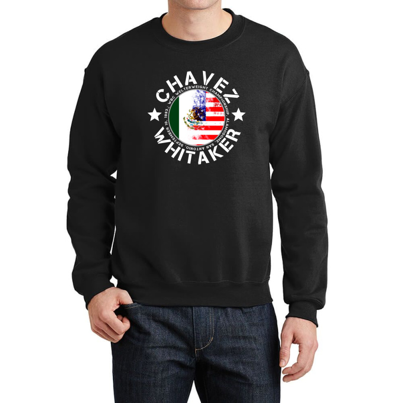 Chavez Vs Whitaker Boxing Match Crewneck Sweatshirt | Artistshot