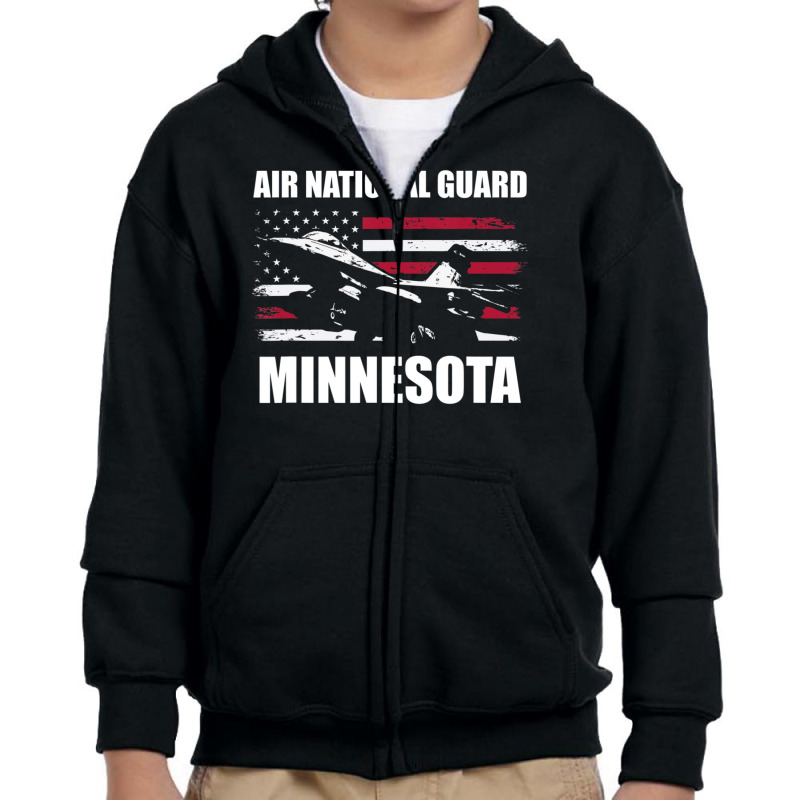 Limited Edition Minnesota Air National Guard Youth Zipper Hoodie by quanghuydinh1 | Artistshot