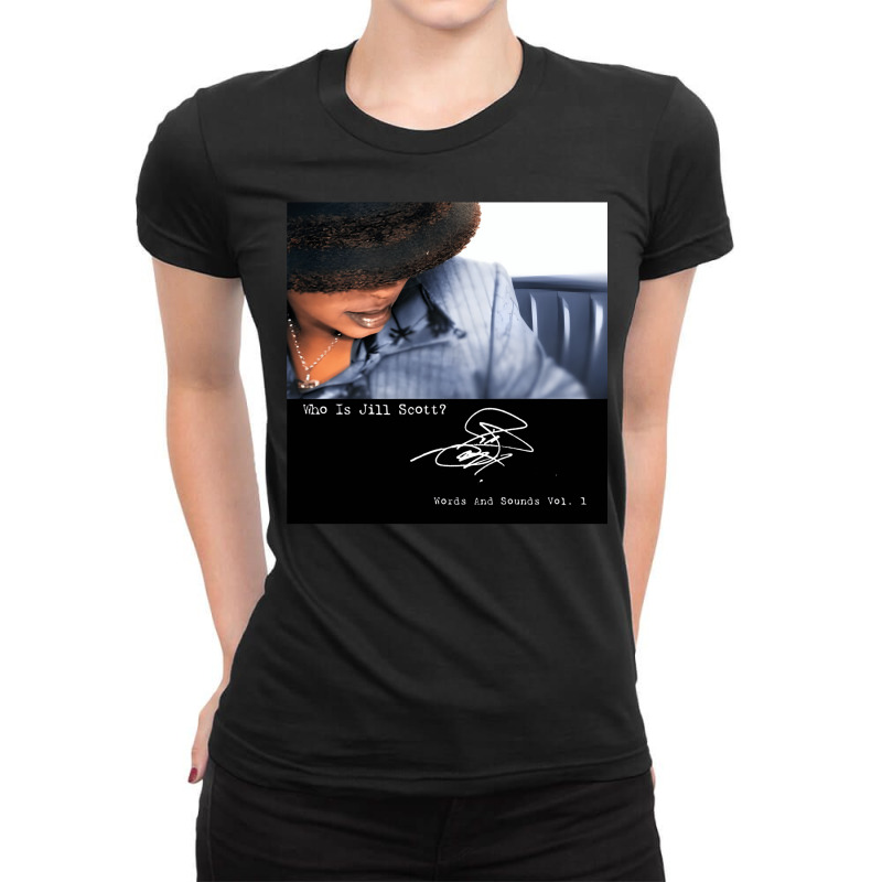 Who Is Jill Scott Album Boy Masked Ladies Fitted T-Shirt by erbkanfonkwe9 | Artistshot