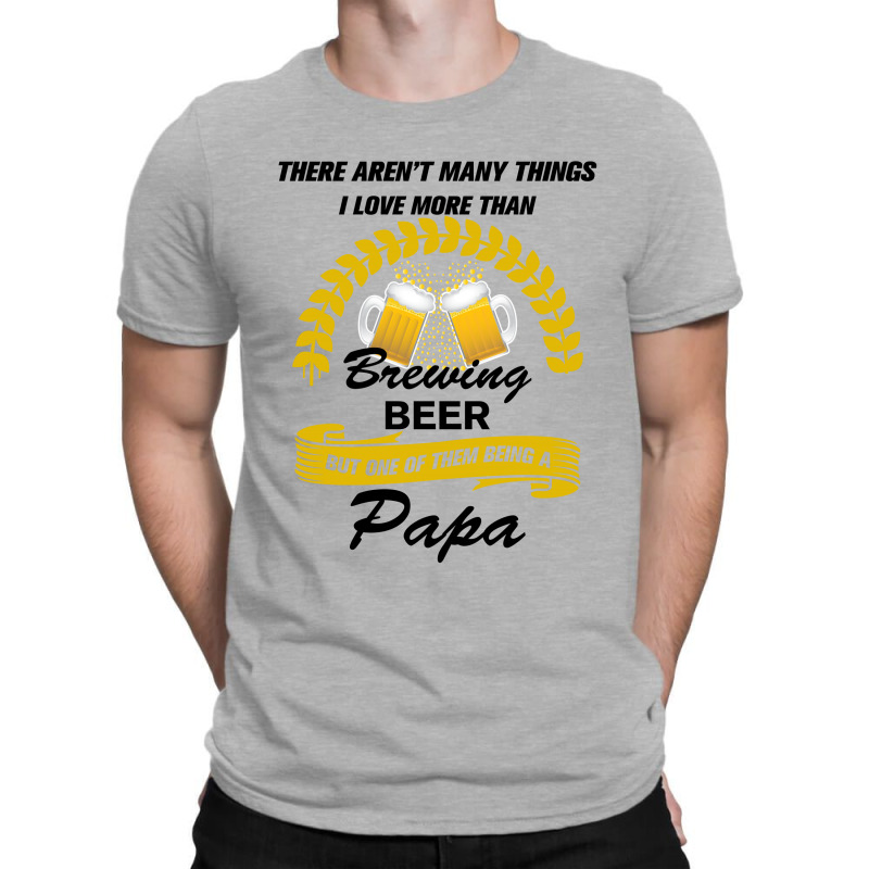 This Papa Loves Brewing Beer T-shirt | Artistshot