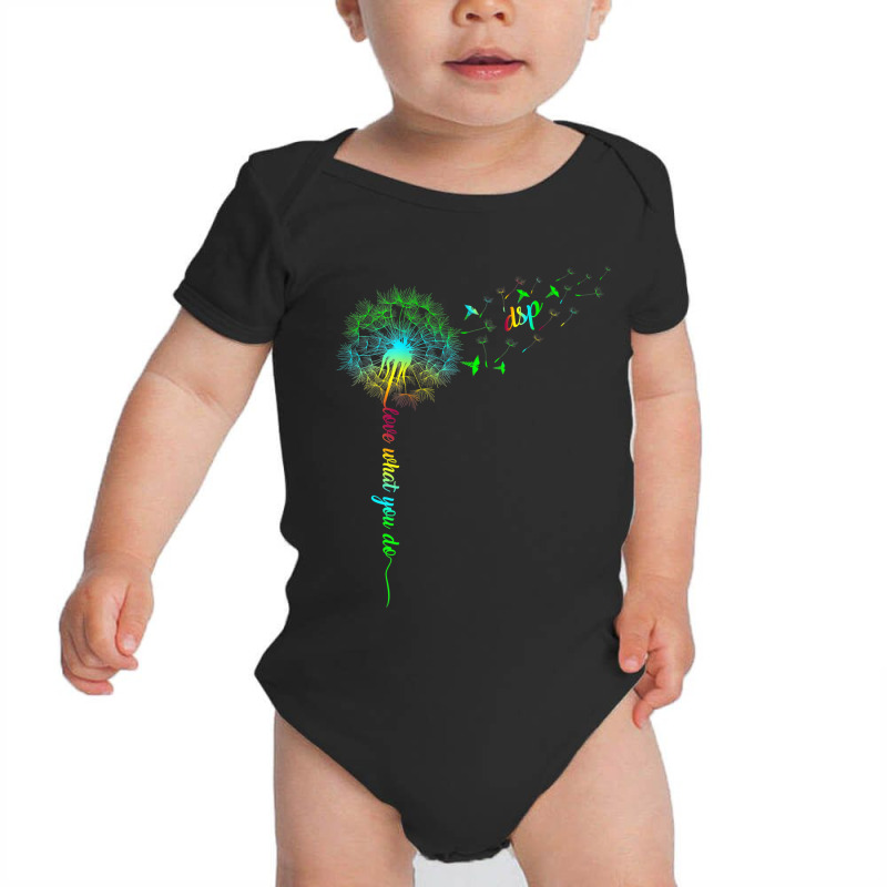 Dsp Dandelion Do What You Love Nurse Rainbow Women Gift Baby Bodysuit by HANANELArtist | Artistshot