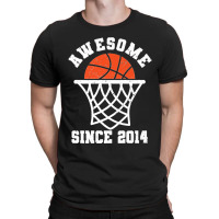 Awesome Since 2014 Basketball Lover Kids Basketball Costume Premium T-shirt | Artistshot