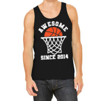 Awesome Since 2014 Basketball Lover Kids Basketball Costume Premium Tank Top | Artistshot