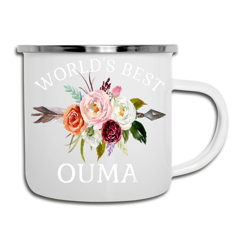 World's Best Ouma Rustic Arrow Flower Bouquet Grandma Camper Cup | Artistshot