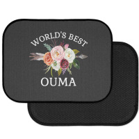 World's Best Ouma Rustic Arrow Flower Bouquet Grandma Rear Car Mat | Artistshot