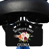 World's Best Ouma Rustic Arrow Flower Bouquet Grandma Bicycle License Plate | Artistshot