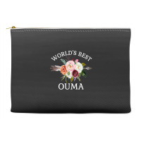 World's Best Ouma Rustic Arrow Flower Bouquet Grandma Accessory Pouches | Artistshot