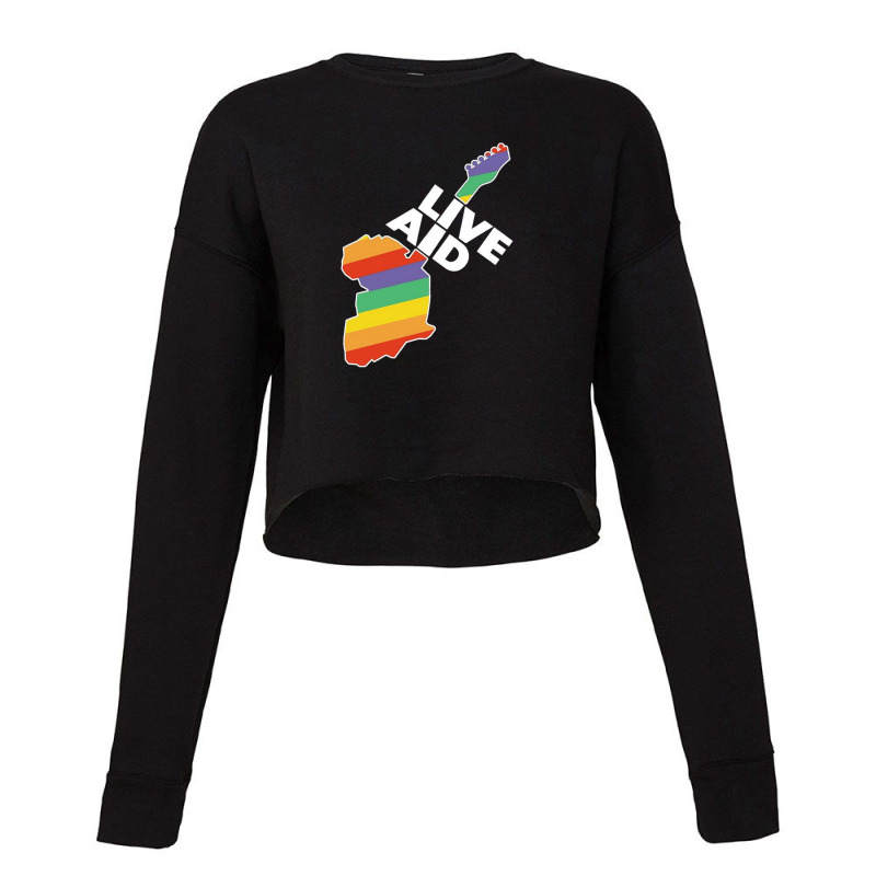 Live Aid Cropped Sweater by KandyPeak | Artistshot