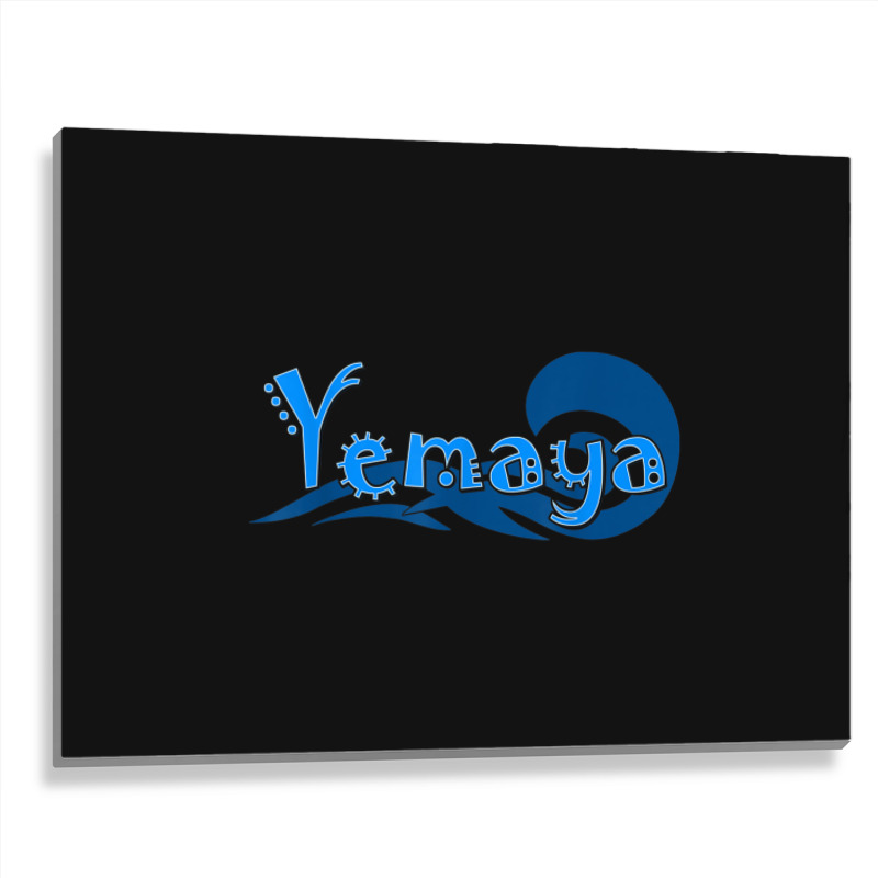 Yemaya Orishas Goddess Ifa Yoruba Religion Gift Water Deity _001 Metal Print Horizontal | Artistshot