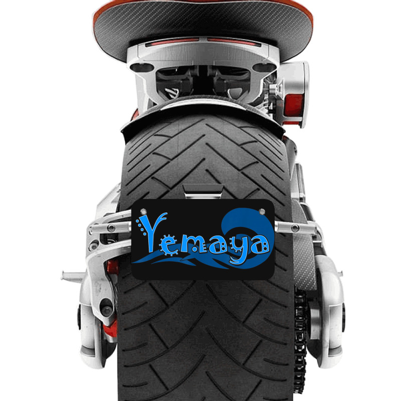 Yemaya Orishas Goddess Ifa Yoruba Religion Gift Water Deity _001 Motorcycle License Plate | Artistshot