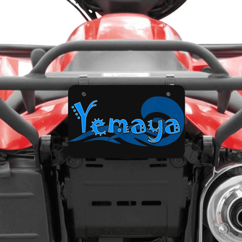 Yemaya Orishas Goddess Ifa Yoruba Religion Gift Water Deity _001 Atv License Plate | Artistshot