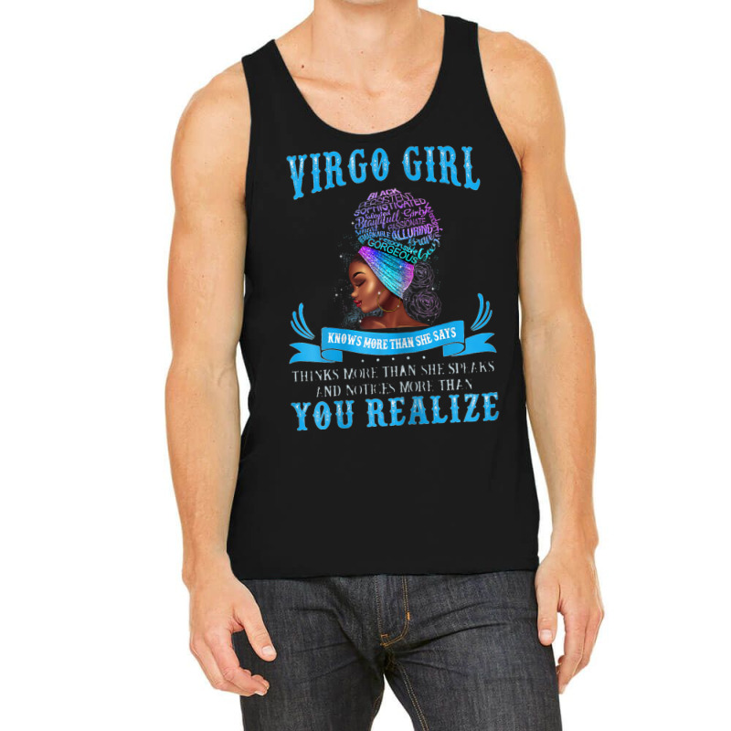 Womens Virgo Girl September August  Birthday Zodiac Womens _002 Tank Top | Artistshot